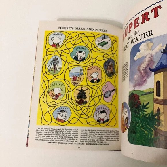 1976 Rupert The Daily Express Annual Beaverbrook Newspapers Ltd Book - Picture 15 of 16